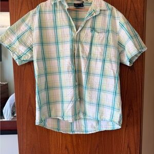 Men's Green Plaid Shirt